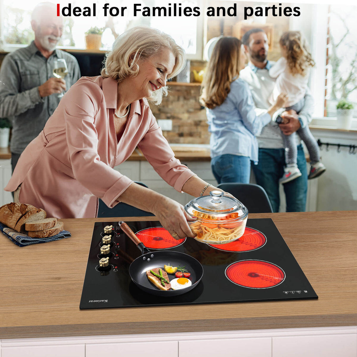glass top electric cooktop