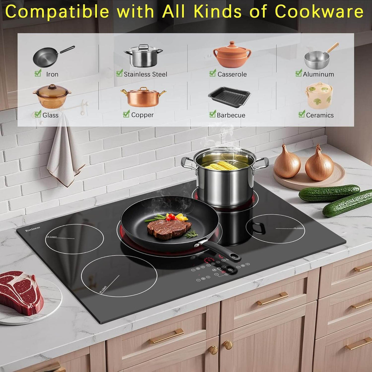 30 inch electric cooktop