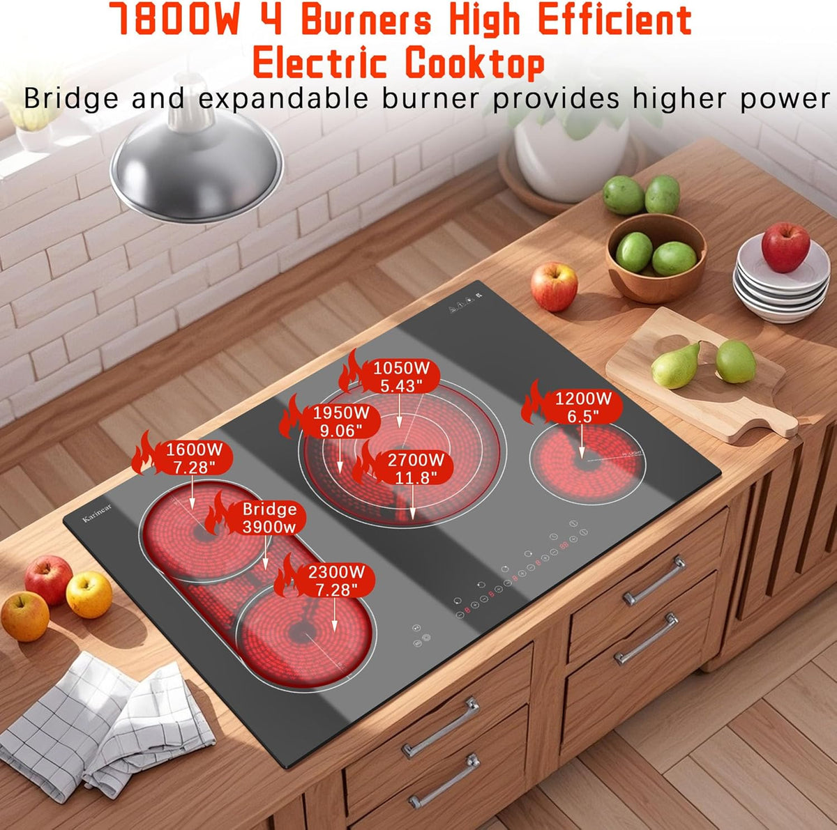 30 inch electric cooktop