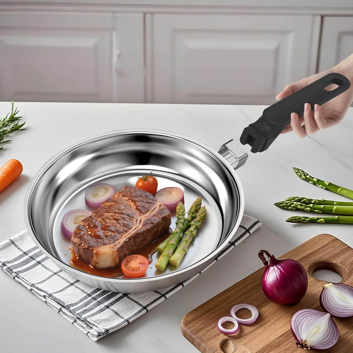 Stainless Steel Skillet