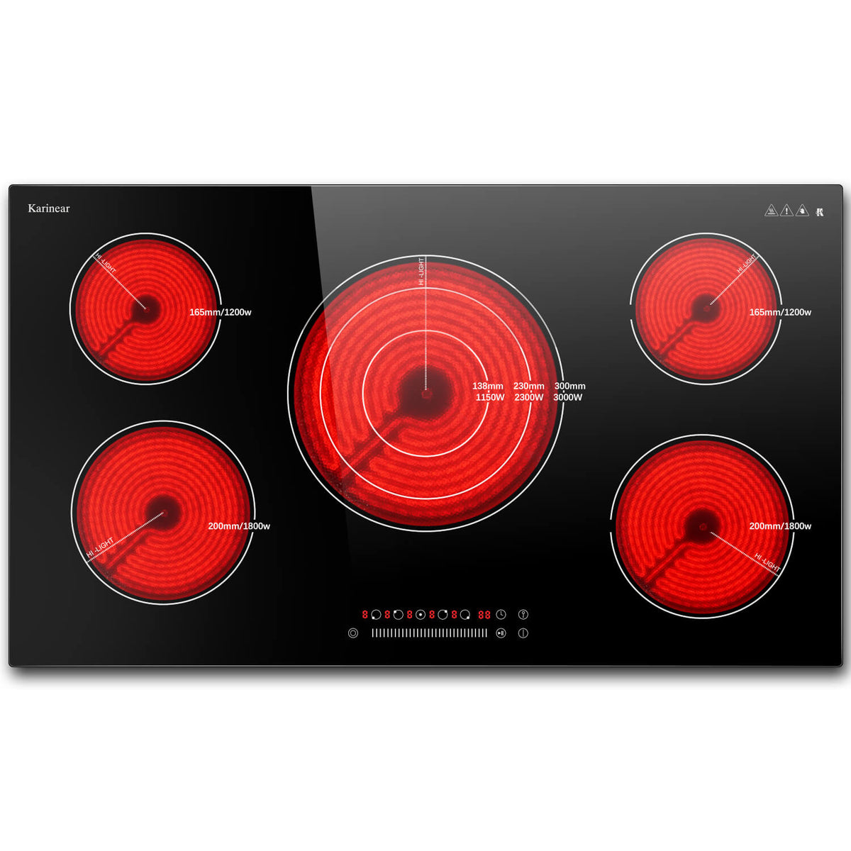 36 electric cooktop