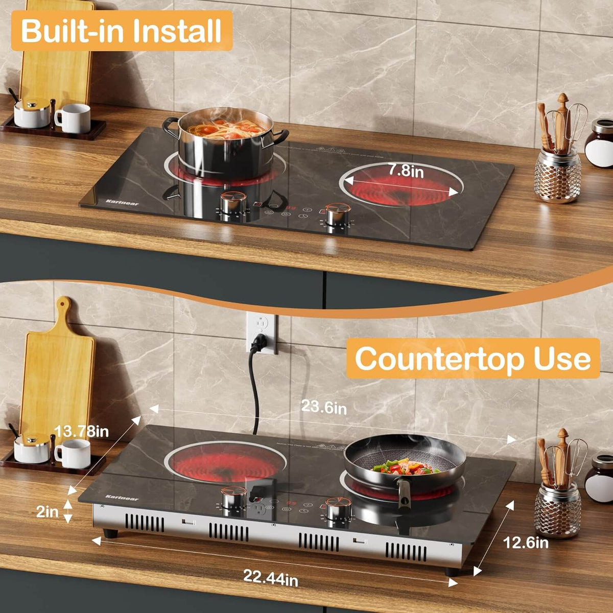 portable electric cooktop