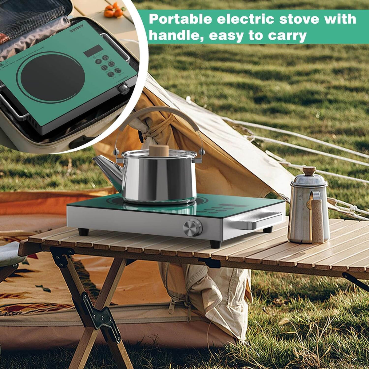 Portable electric stove