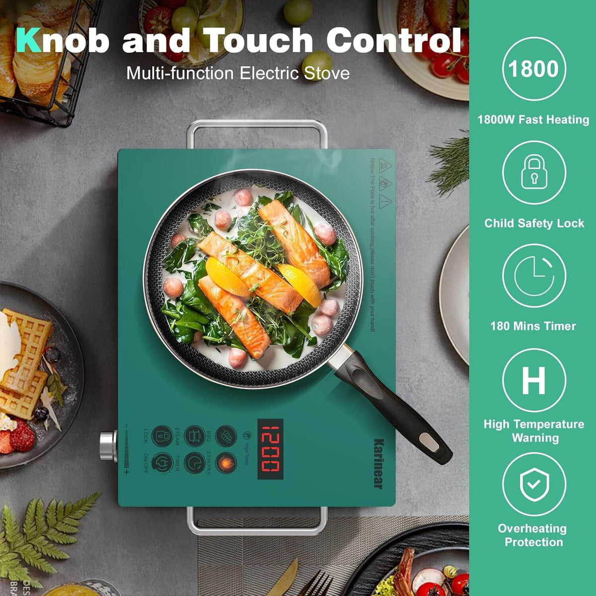 Multifunctional electric stove