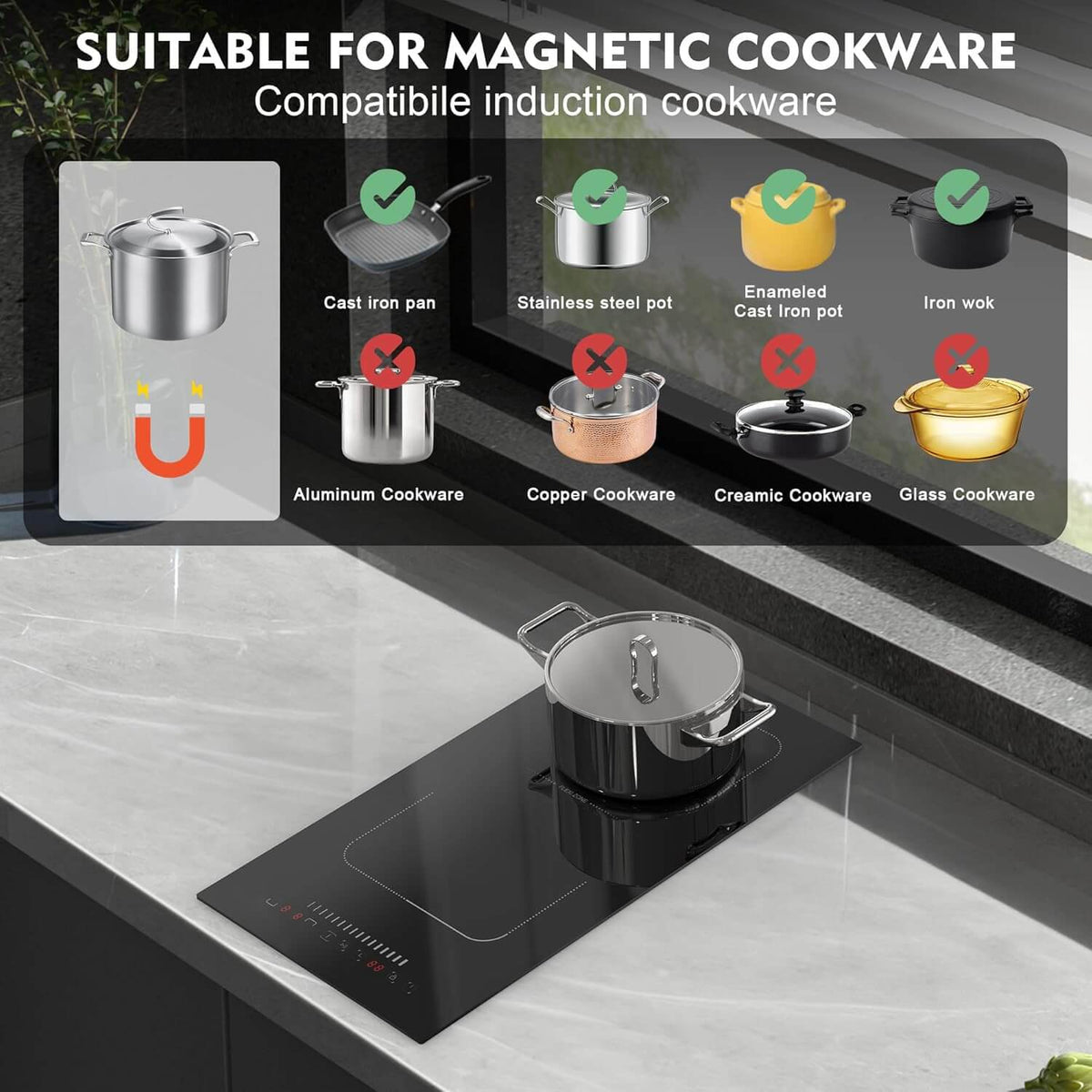 cast iron on induction stove
