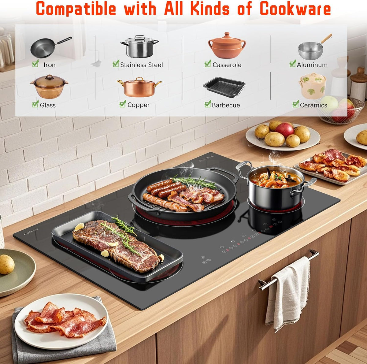 30 inch electric cooktop