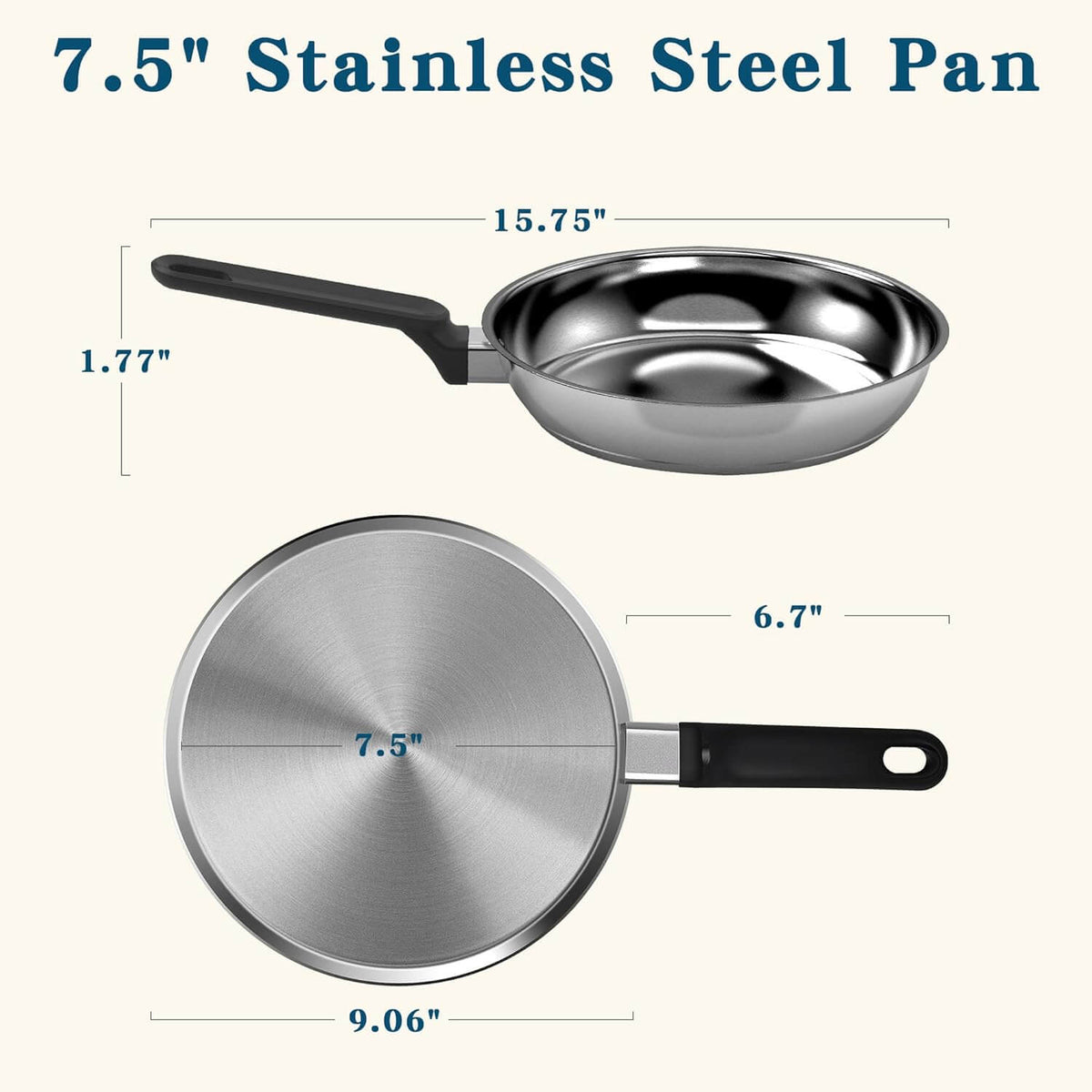 Stainless Steel Skillet