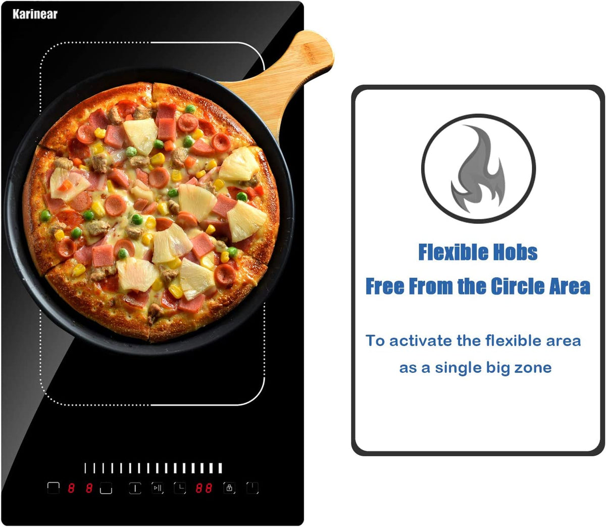 Say goodbye to the traditional gas stove cooking, without open fire and conductive heating, save costs and live a low-carbon life.