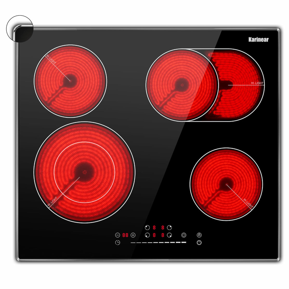 Karinear4BurnersElectricCooktop24Inch