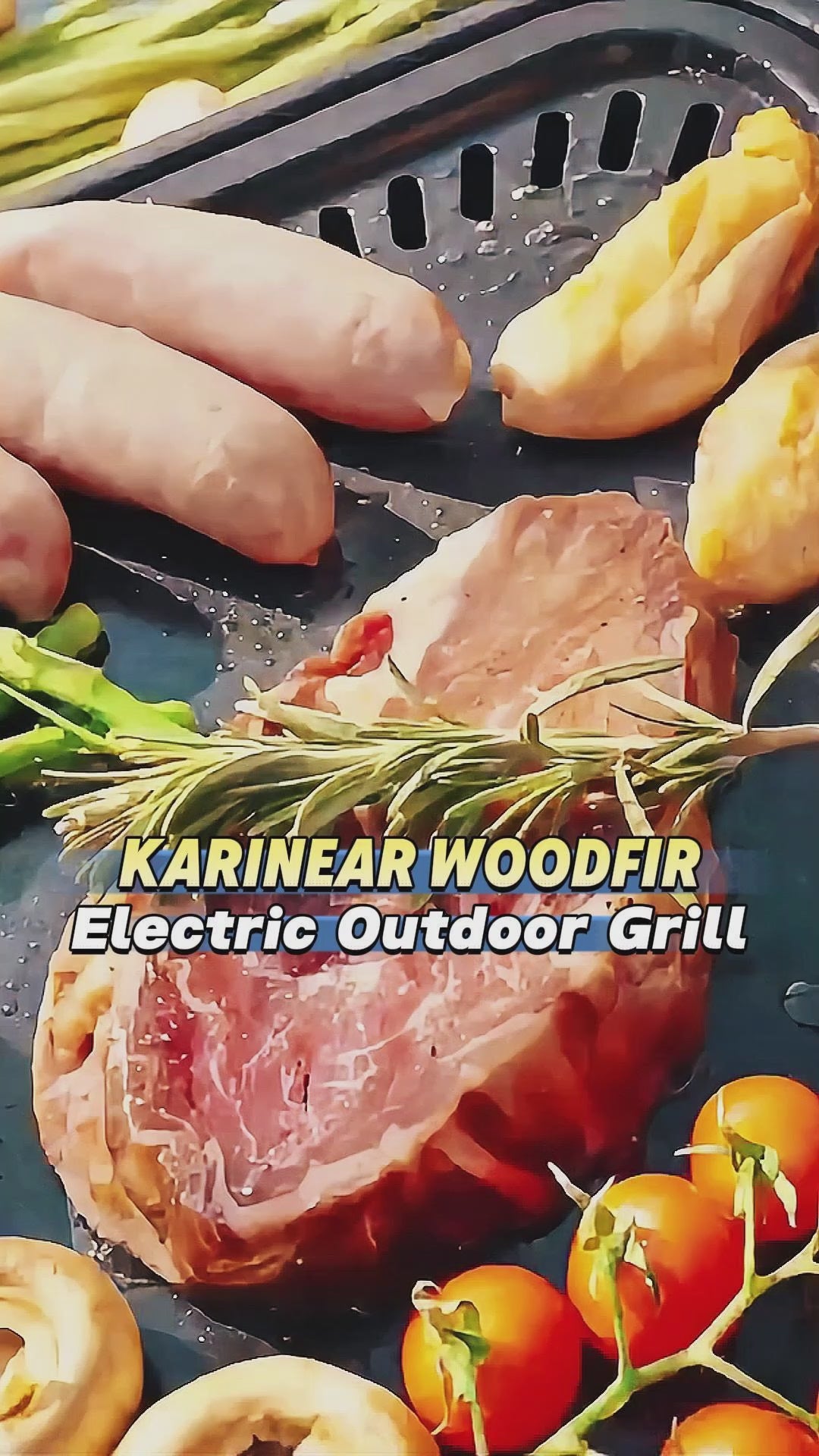 Woodfire Electric Outdoor Grill